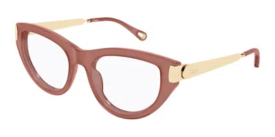 Chloé Ch0352o 004 Women's Glasses Pink Size 53 - Free Lenses - Blue Light Block Available