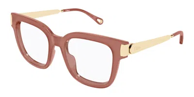 Chloé Ch0353o 004 Women's Glasses Pink Size 52 - Free Lenses - Blue Light Block Available