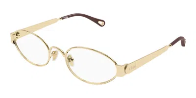 Chloé Ch0355o 002 Women's Glasses Gold Size 54 - Free Lenses - Blue Light Block Available