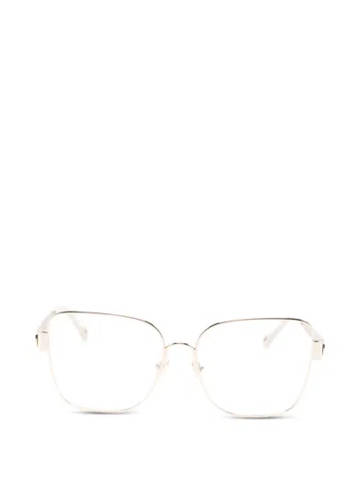 Chloé Ch0356o Square-frame Glasses In Gold