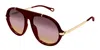 Chloé Aviator-frame Acetate Sunglasses In Multi