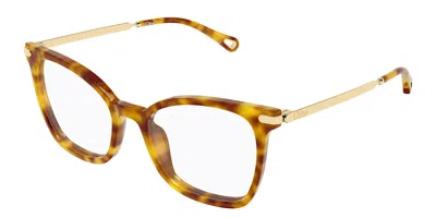 Chloé Ch0360o 002 Women's Glasses Tortoiseshell Size 53 - Free Lenses - Blue Light Block Available In Purple