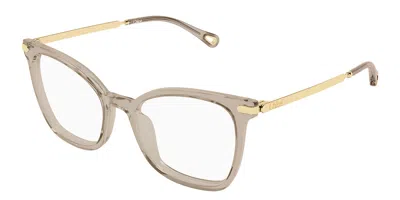 Chloé Ch0360o 004 Women's Glasses Brown Size 53 - Free Lenses - Blue Light Block Available In Pink