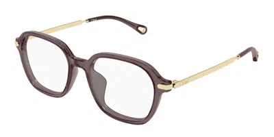 Chloé Ch0361oa Asian Fit 001 Women's Glasses Brown Size 52 - Free Lenses - Blue Light Block Available
