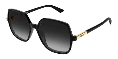 Chloé Ch0362s 001 Women's Sunglasses Black Size 55 In Neutral