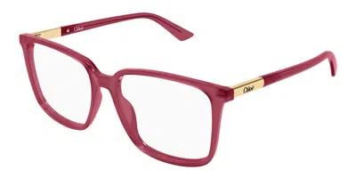 Chloé Ch0369o 005 Women's Glasses Pink Size 55 - Free Lenses - Blue Light Block Available