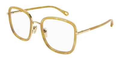 Chloé Ch0373o 003 Women's Glasses Gold Size 53 - Free Lenses - Blue Light Block Available In Red