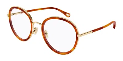 Chloé Ch0374o 002 Women's Glasses Gold Size 53 - Free Lenses - Blue Light Block Available In Pink