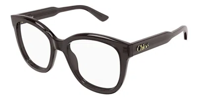 Chloé Ch0378o 001 Occhiali Da Vista Chiari Per Donna (solo Montatura) In Yellow