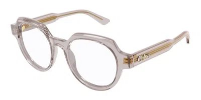 Chloé Ch0379o 003 Occhiali Da Vista Chiari Per Donna (solo Montatura) In Red