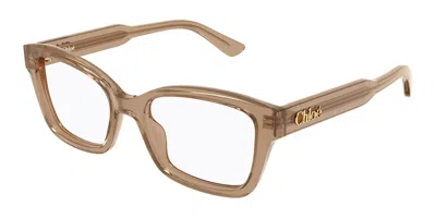 Chloé Ch0380o 005 Women's Glasses Brown Size 51 - Free Lenses - Blue Light Block Available