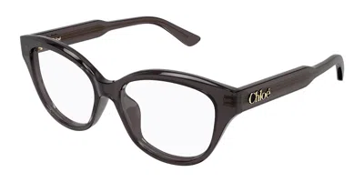 Chloé Ch0381ol Asian Fit 001 Women's Glasses Clear Size 51 - Free Lenses - Blue Light Block Available In Black