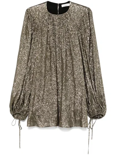 CHLOÉ BLOUSE,CH25SRO14298 0YY BLACK GOLD