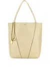 Chloé Chloe Spin Medium Grained Leather Tote In Brown