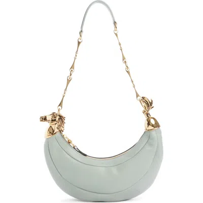 Chloé Chain Horse Leather Hobo Bag In Green