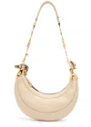 Chloé Chloe Chain Horse Leather Shoulder Strap In Ivory