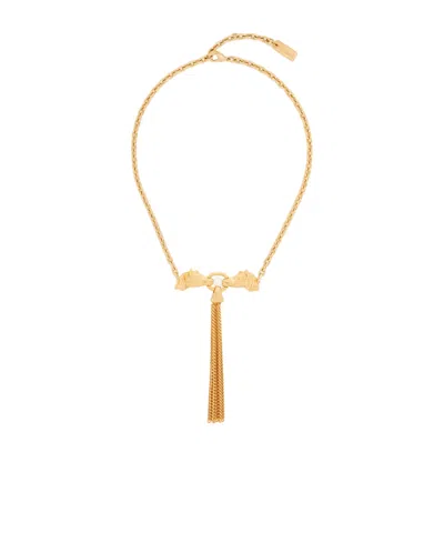Chloé Chain Horse Necklace In Gold