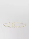 Chloé Chain Link Bracelet Gold-tone Finish In White