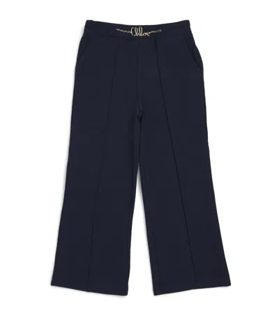 CHLOÉ CHAIN LOGO BELT TROUSERS