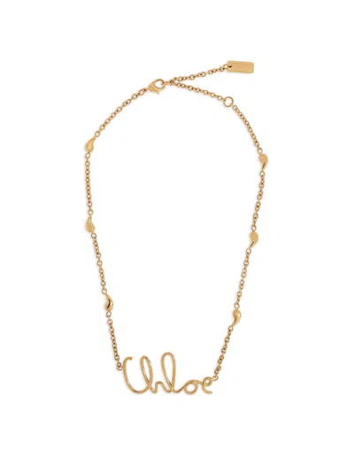 Chloé C Chloe Choker In Golden