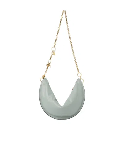 Chloé Chain Shoulder Bag In Gray