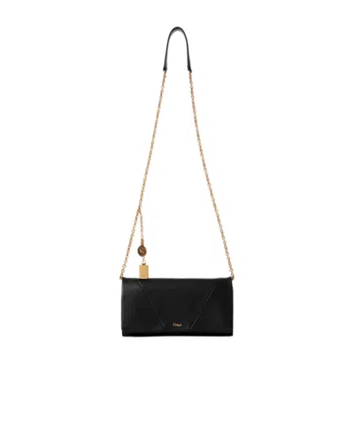 Chloé Chain Wallet In Black