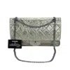 Chloé Chanel 2.55 Reissue Jumbo Gold Aged Calfskin Ruthenium In Silver
