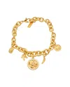 Chloé Brass Bracelet With Charms In Gold