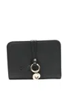 Chloé Charm Detail Wallet In Gray
