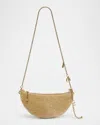 Chloé Charm-embellished Shearling Shoulder Bag