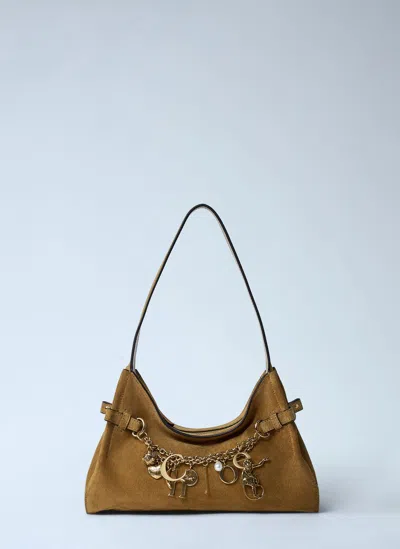 Chloé Charm Hobo Bag In Brown