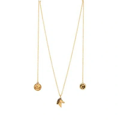 Chloé Charm Pendant Necklace In Gold