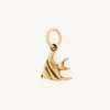 Chloé Alphabet Fish Charm In Brass Gold Size Onesize 100% Brass