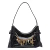 Chloé Chloe Charm Shoulder Bag In Black
