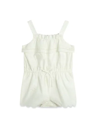 Chloé Charming Mini Jumpsuit For Girls In White
