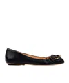 Chloé Charms Ballerina In Black