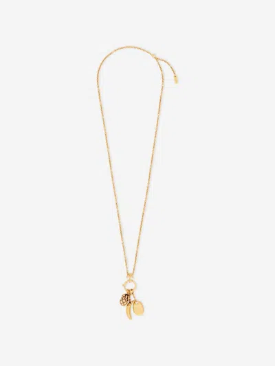 Chloé Charms Necklace In Gold