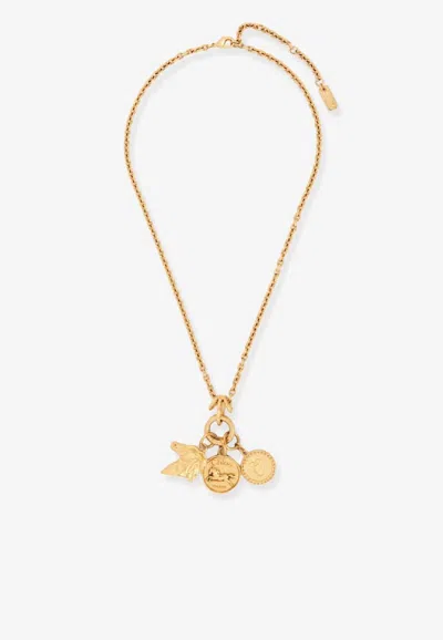 Chloé Charms Pendant Necklace In Gold