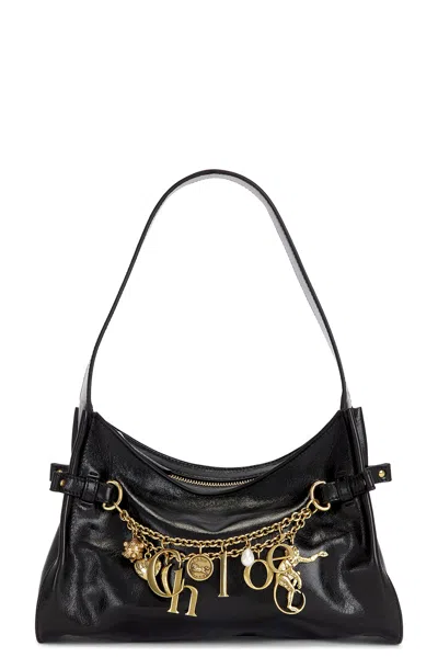 Chloé Charms Shoulder Bag In Black