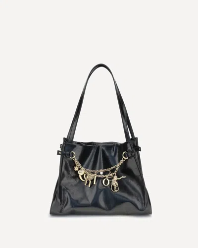 Chloé Charms Shoulder Bag In Black