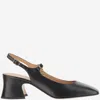 Chloé Charms 55 Chain-embellished Leather Pumps