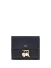 Chloé Women Charms Trifold Wallet In Black