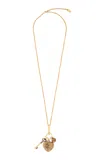 Chloé Château Treasures Brass Necklace In Gold
