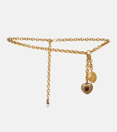 Chloé Château Treasures Chain Belt In Gold