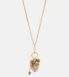 Chloé Château Treasures Embellished Chain Necklace In Blue