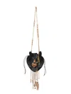 Chloé Château Treasures Leather And Suede Crossbody Bag