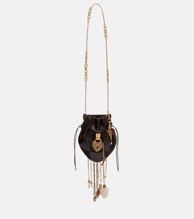 CHLOÉ CHLOÉ CHÂTEAU TREASURES LEATHER SHOULDER BAG