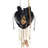 Chloé Chateau Treasures Patchwork Crossbody Bag In Black