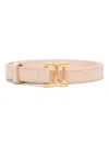 Chloé Triomphe-buckle Belt In Pink