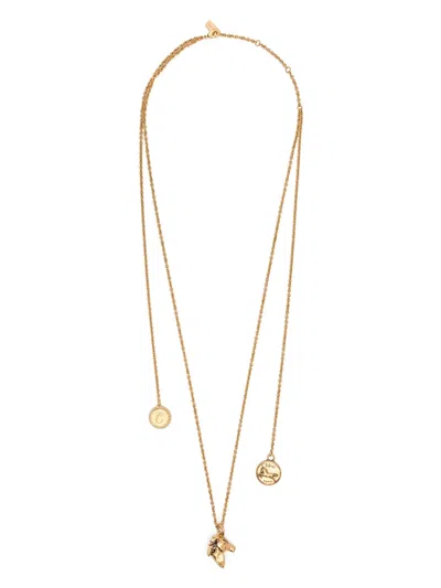 Chloé Charms Necklace In Gold